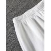 imageFloerns Girls 2 Pcs Elastic Waist Jogger Pants Active Running SweatpantsBlack and White