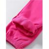 imageFloerns Girls 2 Pcs Elastic Waist Jogger Pants Active Running SweatpantsHot Pink