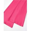 imageFloerns Girls 2 Pcs Flare Leg Pants Active High Waist Bell Bottom PantsHot Pink