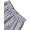 imageFloerns Girls 3 Pcs Flare Leg Split Hem Soft Solid Elastic Waist PantsApricot