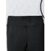 imageFloerns Girls Rib Knit Elastic Waist Flare Leg Casual Stretch Long PantsBlack