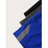 imageFloerns Toddler Boys 3 Pcs Elastic Waist Active Straight Leg Track ShortsBlack