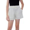 imageFloerns Girls Summer Bow and Real Pocket Elastic Waist Wide Leg Short PantsBeige