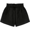imageFloerns Girls Summer Bow and Real Pocket Elastic Waist Wide Leg Short PantsBlack