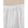 imageFloerns Girls 2 Piece Bow Front Elastic Waist Active Running Jogger SweatpantsBlack and White