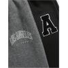 imageFloerns Girls 3 Pcs Elastic Waist Jogger Pants Letter Print SweatpantsBlack Grey Multi