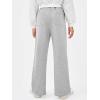 imageFloerns Girls Solid Elastic High Waist Sweatpants Running Loose Fit Pants TrousersLight Grey