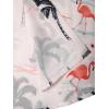 imageFloerns Mens 2 Piece Outfit Hawaiian Button Down Shirts and Shorts SetWhite Orange Tropical