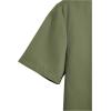 imageFloerns Mens 2 Piece Outfit Short Sleeve Shirt Blouse and Drawstring Shorts SetSolid Green