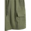 imageFloerns Mens 2 Piece Outfit Short Sleeve Shirt Blouse and Drawstring Shorts SetSolid Green