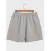 imageFloerns Mens 2 Piece Outfit Short Sleeve T Shirt Drawstring Track Shorts SetGrey