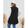 imageFloerns Womens Plus Size Houndstooth Print Colorblock Shawl Collar Vest BlazerA Black and White