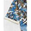 imageFloerns Mens 2 Piece Outfit Printed Kimono Tops with Drawstring Shorts SetMulticolor
