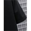imageFloerns Mens Graphic Print T Shirt Drawstring Waist Shorts Set 2 Piece OutfitBlack Ink Cross