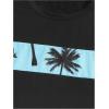 imageFloerns Mens Graphic Print T Shirt Drawstring Waist Shorts Set 2 Piece OutfitMint Blue