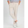 imageFloerns Mens Slant Pocket Fold Pleated Workout Pants Office Tailored PantsApricot