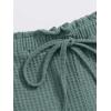 imageFloerns Womens Knit 2 Piece Lounge Set Shorts and Crop Tank Top OutfitMint Green