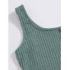 imageFloerns Womens Knit 2 Piece Lounge Set Shorts and Crop Tank Top OutfitMint Green