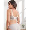 imageFloerns Womens Maternity Bra Striped Print Breastfeeding Nursing BraletteKhaki