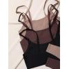 imageFloerns Womens 6 Piece No Show Bralette and Panty Underwear Lingerie SetBlack Multi