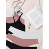 imageFloerns Womens 6 Piece No Show Bralette and Panty Underwear Lingerie SetPink White Black
