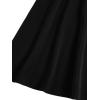 imageFloerns Womens Summer Drawstring Sweetheart Neck Puff Sleeve A Line Short DressBlack Dull