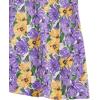imageFloerns Womens Summer Drawstring Sweetheart Neck Puff Sleeve A Line Short DressFloral Purple