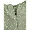 imageFloerns Womens Summer Drawstring Sweetheart Neck Puff Sleeve A Line Short DressGreen
