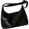 imageFloerns Womens Soft PU Leather Crossbody Bag Vintage Slouchy Hobo Bag with ZipperBlack
