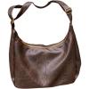 imageFloerns Womens Soft PU Leather Crossbody Bag Vintage Slouchy Hobo Bag with ZipperCoffee Brown