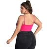 imageFloerns Womens Plus Size Graphic Print Spaghetti Strap Crop Cami Tank TopPink
