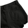 imageFloerns Girls Ripped Raw Trim Shorts High Waist Straight Leg Denim ShortsBlack Ink