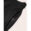 imageFloerns Mens Boho Swim Trunks Graphic Print Drawstring Waist Shorts Bathing SuitBlack Solid
