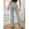 imageFloerns Womens Sequin High Waist Flare Leg Pants Bell Bottom Club TrousersSilver Solid