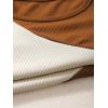 imageFloerns Womens Color Block Sleeveless Ribbed Knit Casual Crop Tank TopBeige Multi