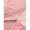 imageFloerns Womens Color Block Sleeveless Ribbed Knit Casual Crop Tank TopLight Pink