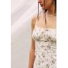 imageFloerns Womens Summer Split Thigh Spaghetti Strap Cami Midi Floral DressWhite Flower