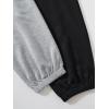 imageFloerns Womens 4 Pieces Outfit Scoop Neck Crop Tank Top and Sweatpants SetBlack Grey
