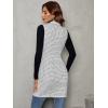 imageFloerns Womens Plaid Print Button Front Sleeveless Lapel Collar Blazer JacketA White