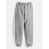 imageFloerns Boys 2 Pcs Elastic Waist Sweatpants Running Pants with PocketBlack and Grey