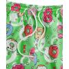 imageFloerns Boys Patchwork Drawstring Waist Printed Summer Boho Track ShortsGreen