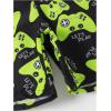 imageFloerns Boys Patchwork Drawstring Waist Printed Summer Boho Track ShortsGreen Letter