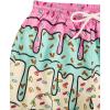 imageFloerns Boys Patchwork Drawstring Waist Printed Summer Boho Track ShortsPink Ice Cream