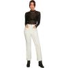 imageFloerns Womens Star Mesh See Through Mock Neck Long Sleeve Tops Tee TShirtBlack Plain