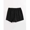 imageFloerns Womens Plus Size Asymmetrical Skorts High Waisted Skirts ShortsBlack Plain