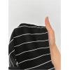 imageFloerns Womens Plus Size Asymmetrical Skorts High Waisted Skirts ShortsBlack Striped