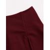 imageFloerns Womens Plus Size Asymmetrical Skorts High Waisted Skirts ShortsBurgundy