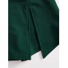 imageFloerns Womens Plus Size Asymmetrical Skorts High Waisted Skirts ShortsForest Green
