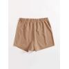 imageFloerns Womens Plus Size Asymmetrical Skorts High Waisted Skirts ShortsKhaki