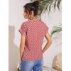 imageFloerns Womens Short Sleeve Office BlouseDusty Pink